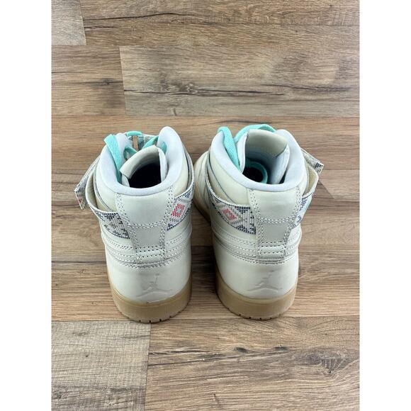 Air Jordan 1 Retro Hi Strap 'N7' Sneaker AR4410-207 MENS SIZE 8.5 - Picture 4 of 10